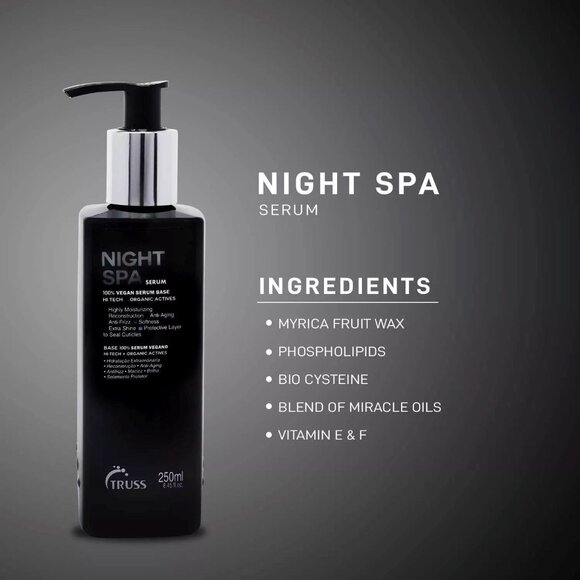 NEW!! Truss Night Spa Hair Serum Overnight Treatment - 100% Vegan - 8.45 fl oz. - Picture 3 of 8